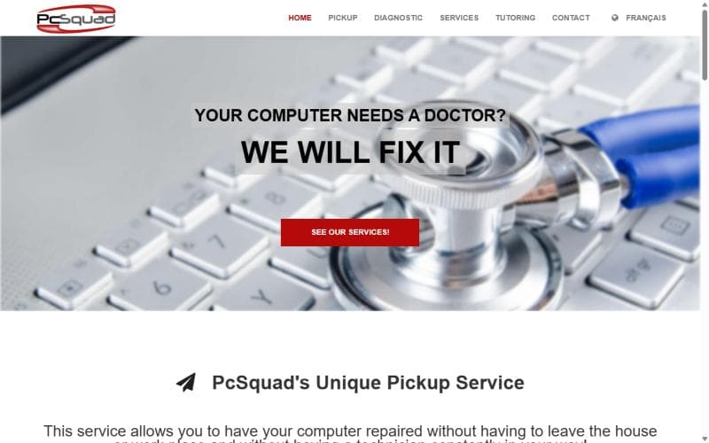 Screenshot of PcSquad
